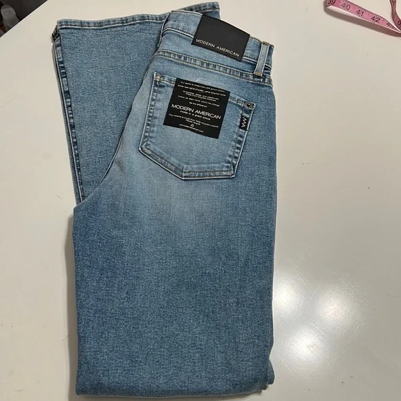 NWT Modern American Emmy High Rise Flare Jeans Size 27 - Picture 6 of 14